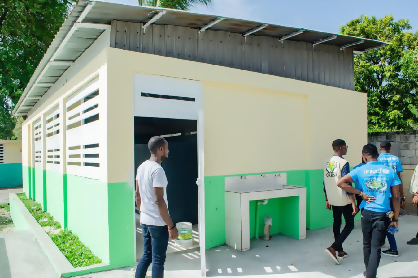 Avancement avec les travaux de réhabilitation des Lycées Benoît Batraville