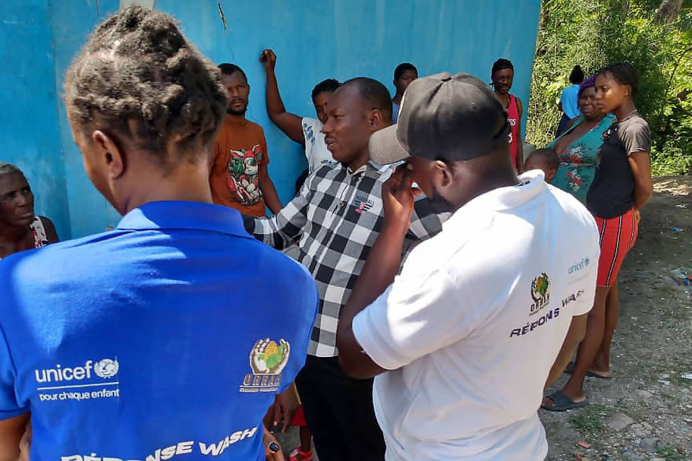 Ce mardi 20 mai 2025 l'équipe Wash de l'ORRAH dans le département du centre a visité   et évalué les sites  PDIs de Chambeau (centre ville Boucan carré) et du collège Lapleiade de Cange.  le magistrat de la commune de