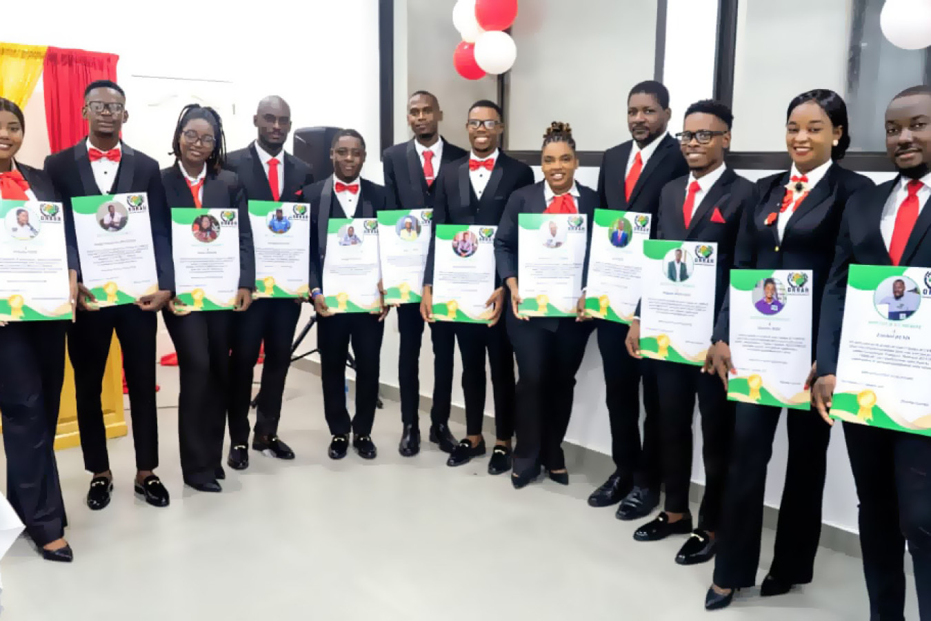 Cérémonie d’installation et d’investiture du nouveau comité exécutif. Élu pour un mandat de trois (3) ans renouvelable.

Composé de cinq (5) membres: