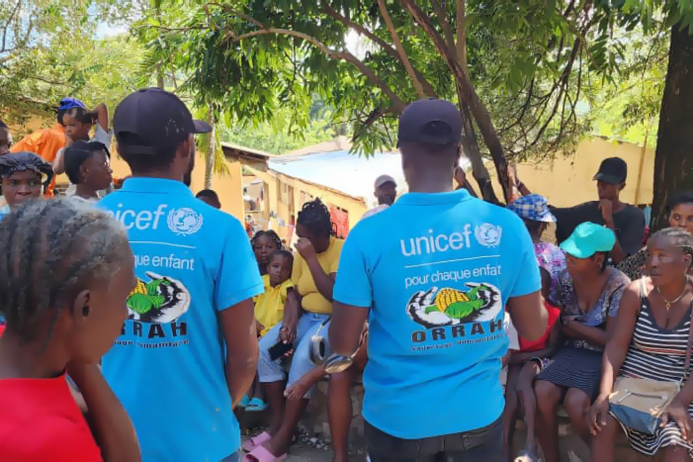 Dans le cadre de la réponse d’urgence WASH aux PDIs  ce mardi 07 octobre 2025 dans la commune de Belladère,