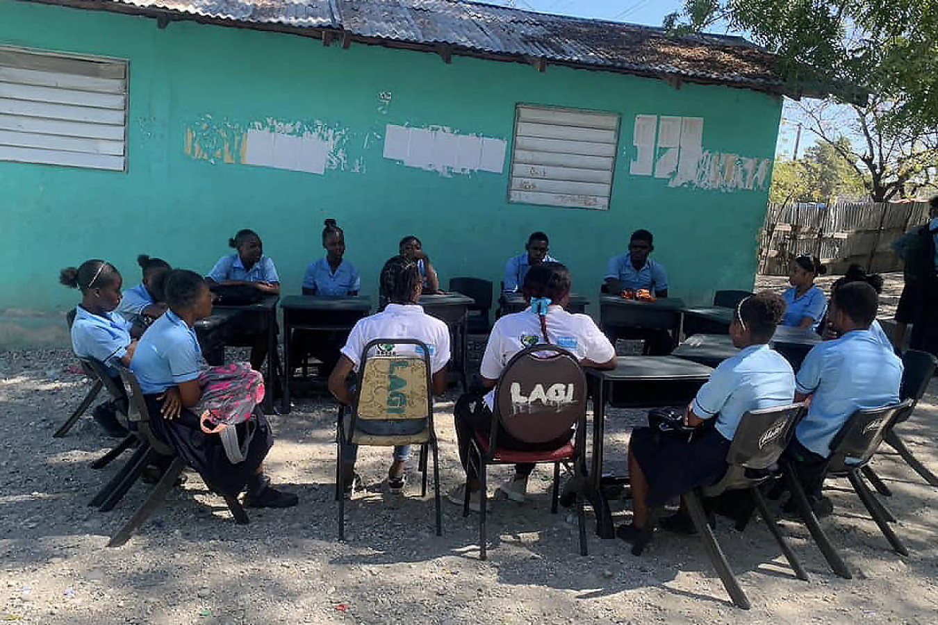 Deux séances de sensibilisations sur format de club d'hygiène ont été réalisées au lycée Antoine Georges Izmery