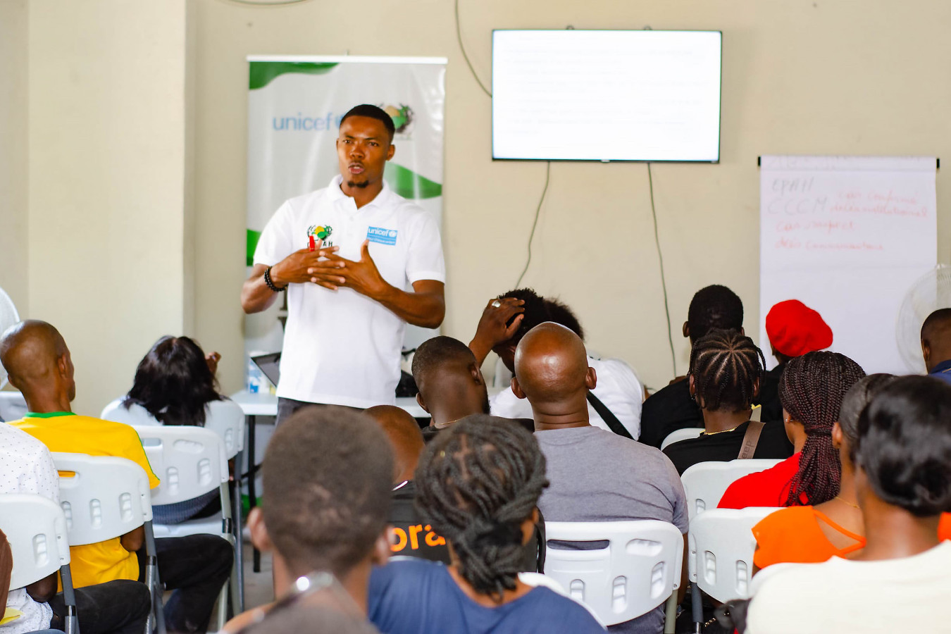 Formation sur les techniques de chloration et sensibilisation au PSEA & Genre au profit de 100 jeunes en provenance des sites PDIs sur la ZMPP.