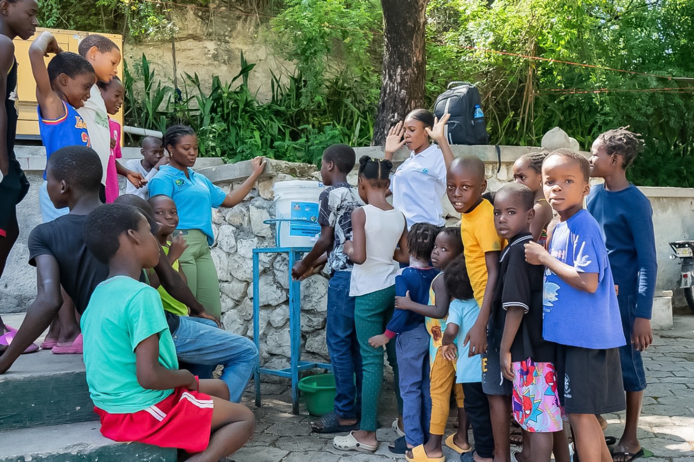 Visite de la DINEPA et de l’UNICEF à l’Externat La Providence