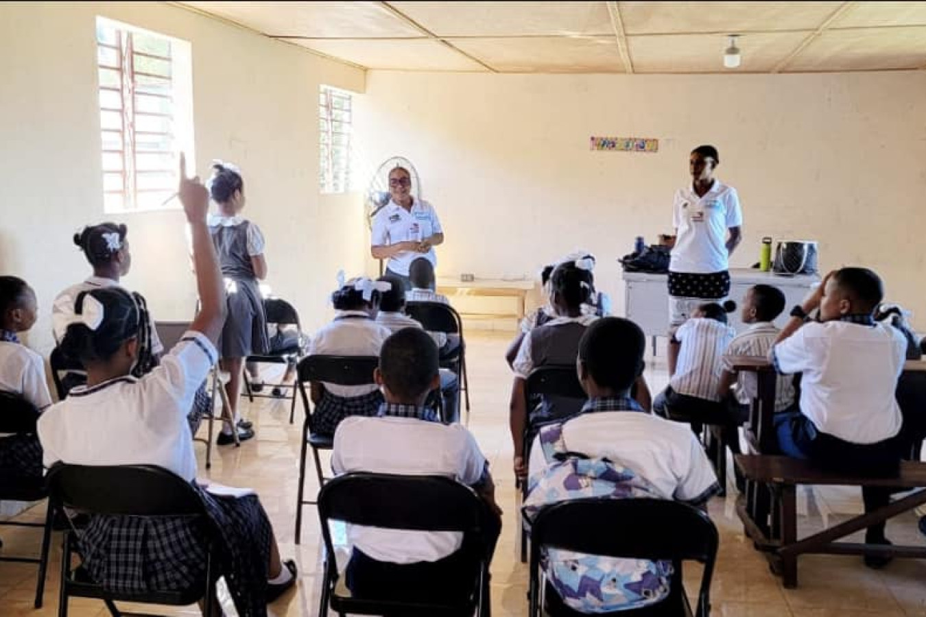 Sensibilisation a l'école Mixte Bethlehem de delmas 32 ce jeudi 13 février 2025.