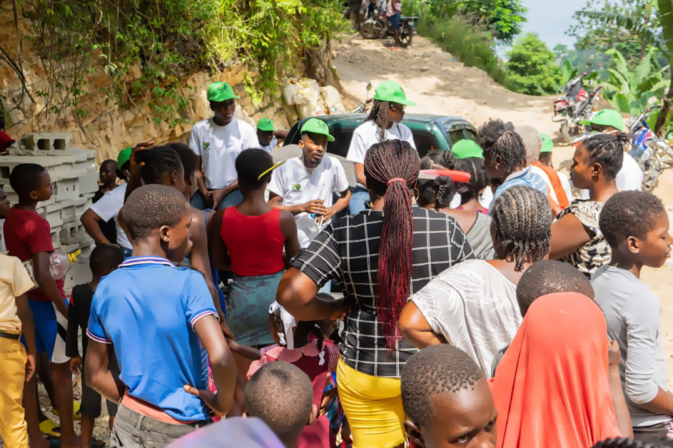 Sensibilisation et distribution kits incitatifs prévention Choléra  localité Diègue (Pèlerin 5)