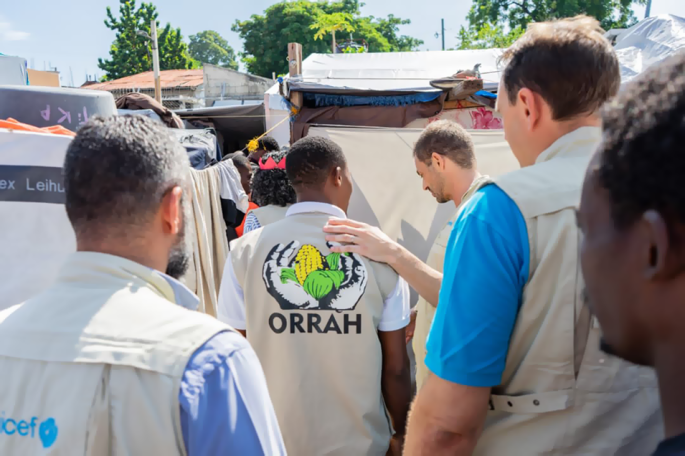 Visite ce mardi 07 octobre 2025 du Directeur Régional et d’autres membres de l’équipe de l’UNICEF et des partenaires WASH, Protection, Santé, dont l’ORRAH sur le site Assemblée de Jesus Christ (Mormond).